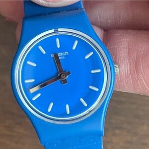 Swatch Vibrant Blue watch